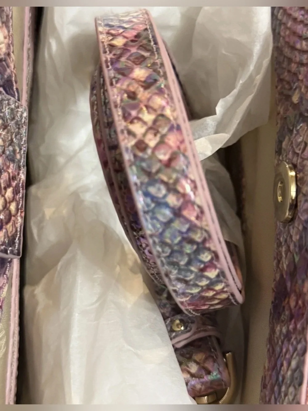 Gorgeous Brahmin Jenny Dewberry Ametrine Shoulder Bag NWT Iridescent Shine
